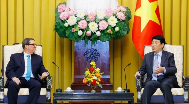 State President receives Cuban Foreign Minister