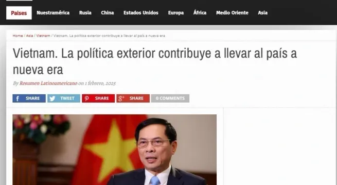 Foreign policy helps take Vietnam into new era: Argentine newspaper