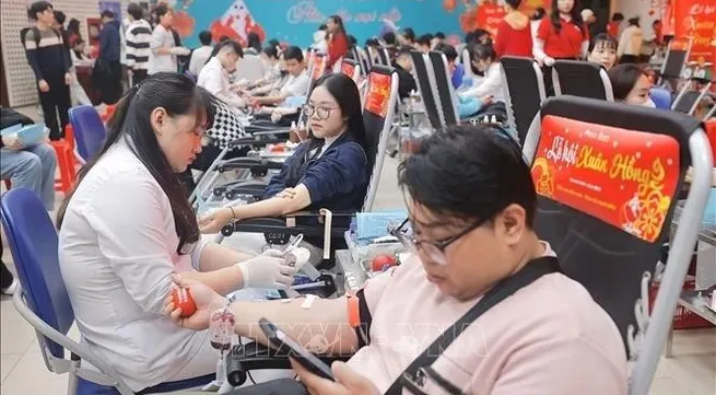 Nearly 9,000 blood units collected at red spring festival