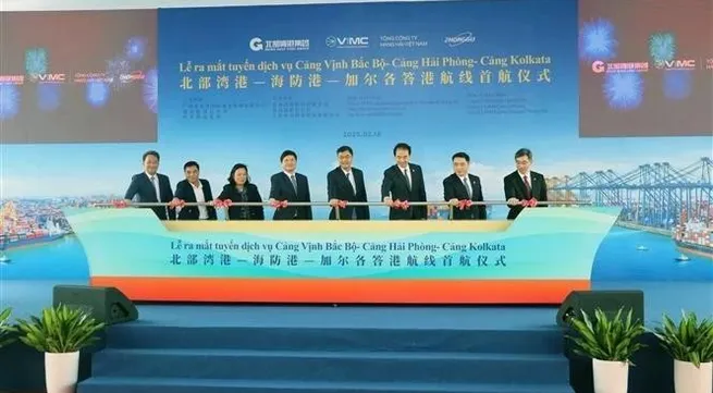 New shipping route linking China, Vietnam, India launched