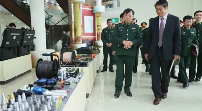 Japanese-funded bomb, mine clearance equipment project launched