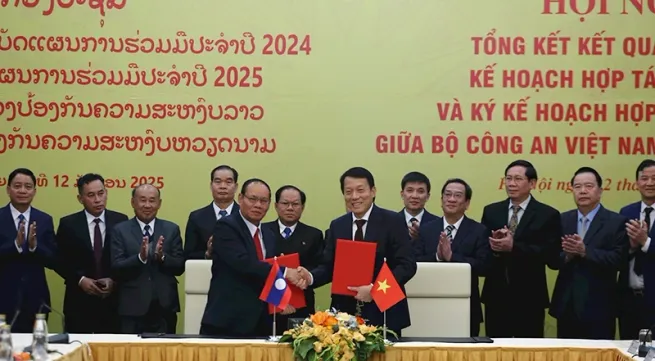 Vietnam-Laos Friendship Association in the People’s Public Security, an important bridge for friendship