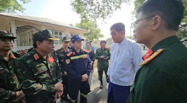 Rescue Team from Vietnam’s Ministry of Public Security begins rescue operations