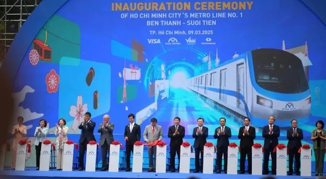 Ben Thanh - Suoi Tien metro line officially inaugurated
