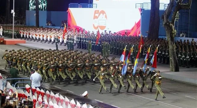 Grand parade marking 50th reunification anniversary undergoes preliminary state-level rehearsal