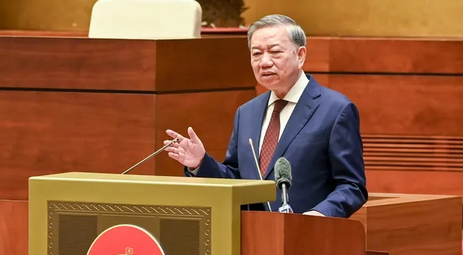 In Pictures: General Secretary To Lam delivers speech at national conference on Resolution of 11th plenum of the 13th Party Central Committee