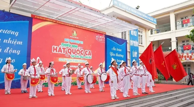 National anthem singing contest launched at red addresses