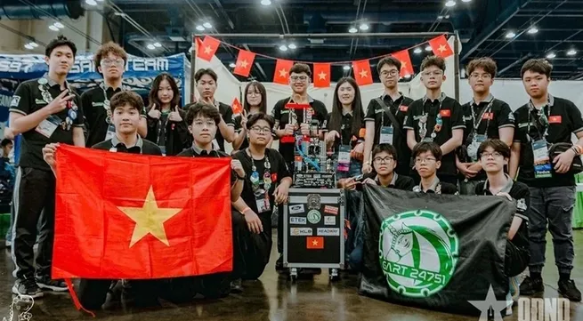 Vietnam wins runner-up title at world's largest robotics competition