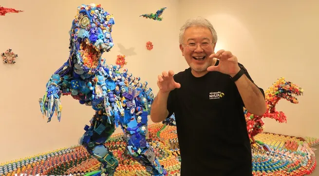 Art exhibition brings new life to discarded toys