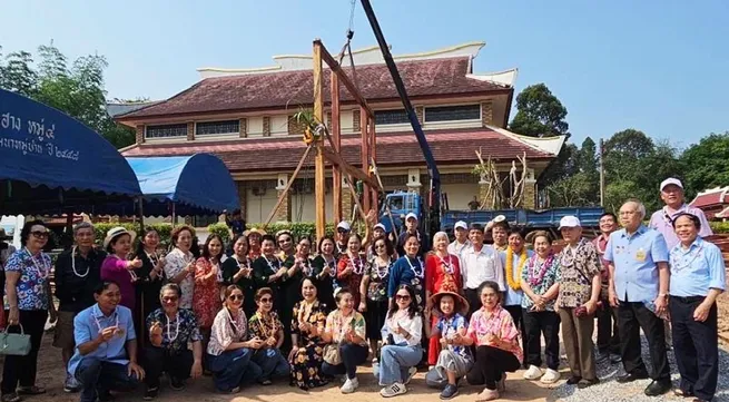 Stilt house built in Thailand in commemoration of President Ho Chi Minh