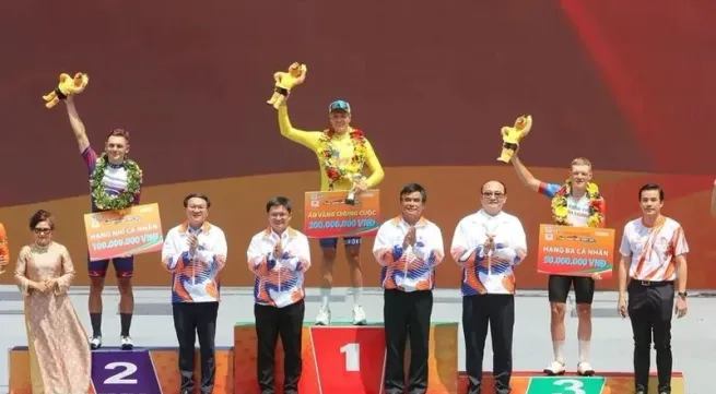 Mikhail Fokin wins yellow jersey at 2025 national HTV cycling cup