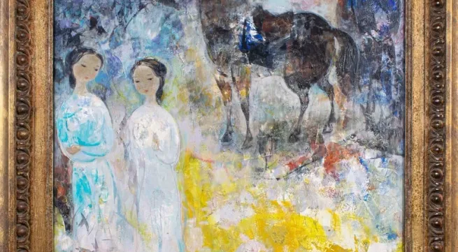 Vietnamese artist Vu Cao Dam's painting to be auctioned in London
