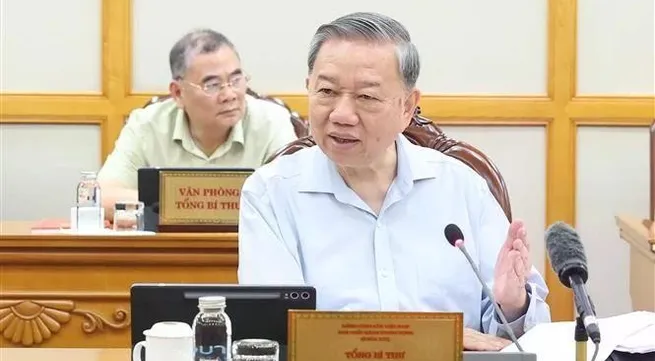 Party chief urges proper personnel rearrangement amid administrative overhaul