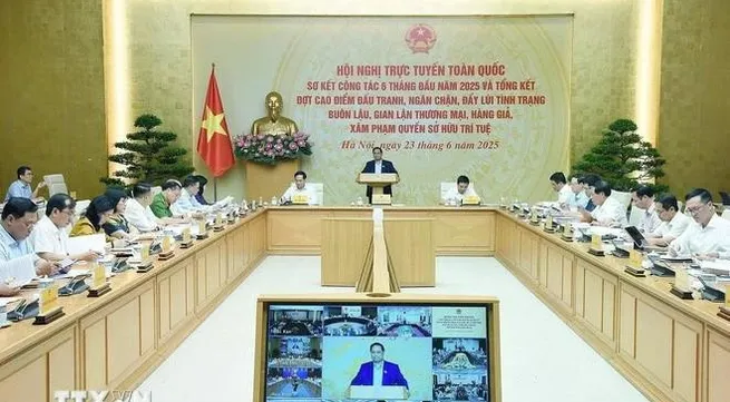 PM chairs national teleconference on fight against counterfeit goods