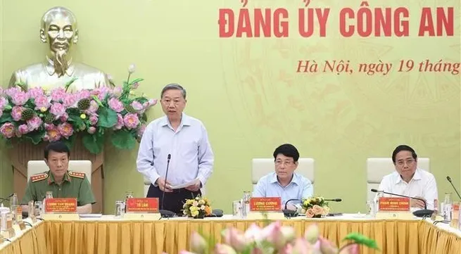 Party chief stresses public security force's role in new revolutionary phase