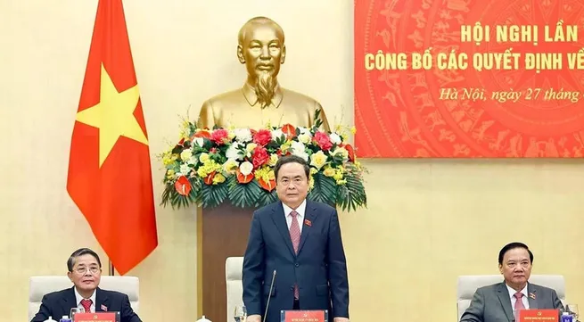 Top legislator announces key leadership changes at NA Party Committee conference