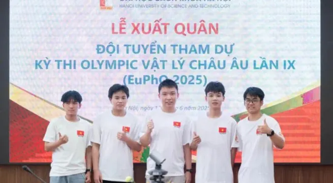 Vietnamese students win four medals at the European Physics Olympiad
