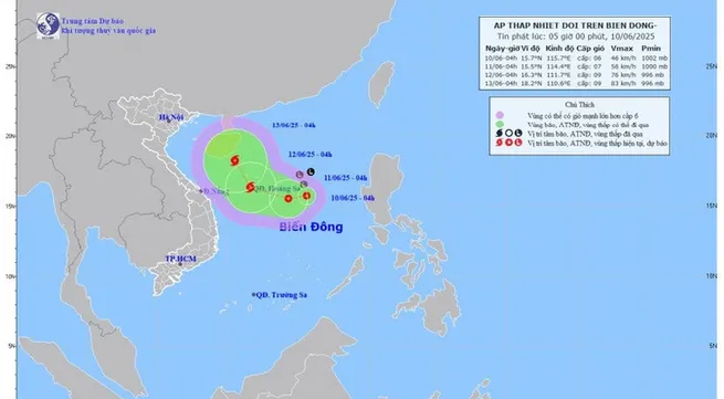 Tropical depression to strengthen into storm on June 11 with wide impact zone