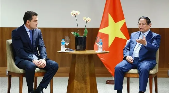 Vietnamese PM Pham Minh Chinh works with leading Brazilian businesses