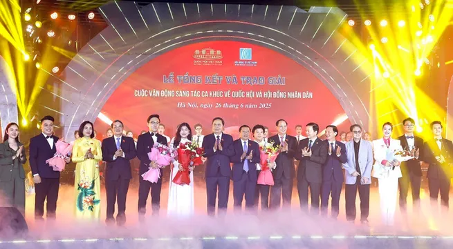 Composers honoured for songs about people-elected agencies