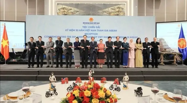 Viet Nam hosts reception in celebration of 30-year ASEAN membership
