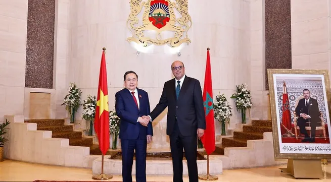 NA Chairman, President of Moroccan House of Councillors hold talks