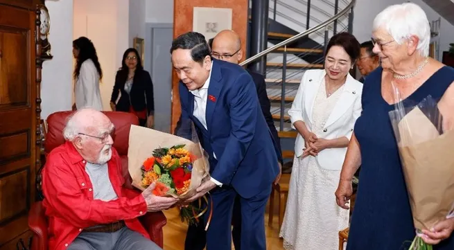 NA Chairman visits Swiss friend with strong ties to Can Tho city