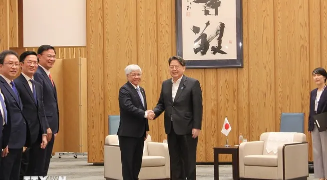 Vietnamese official seeks stronger ties with Japan during high-level meetings