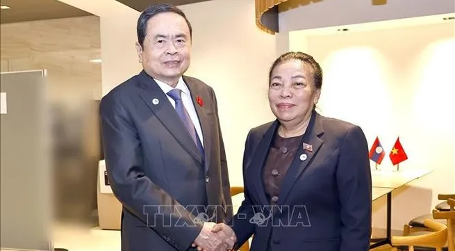 Leaders of Vietnamese, Lao legislatures meet on WCSP 6 sidelines in Geneva