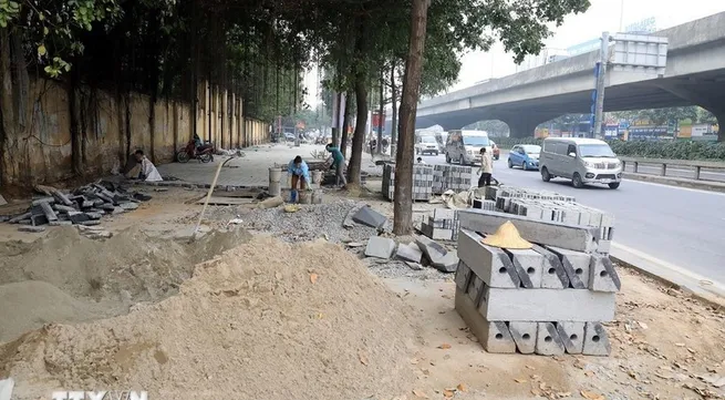 Hanoi to halt road, sidewalk works ahead of major national holidays