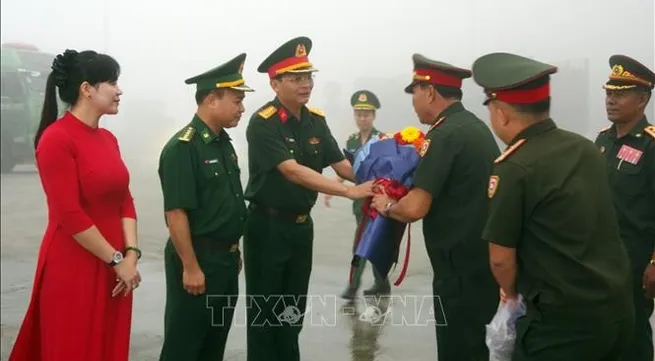 Welcome ceremony held for Lao officers, soldiers joining National Day parade