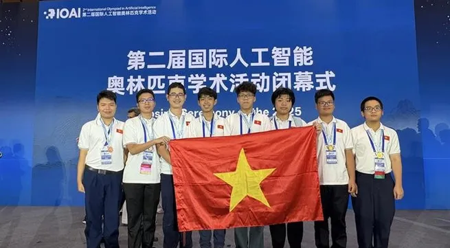 Vietnam among top four at 2025 International AI Olympiad