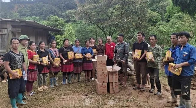 Emergency aid delivered to flood-affected communities in Dien Bien, Son La
