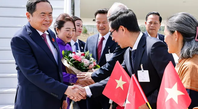 NA Chairman arrives in Switzerland to attend World Conference of Speakers of Parliament