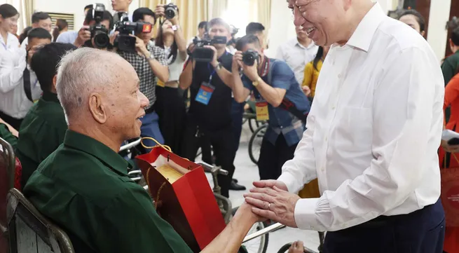 Caring for persons with contributions to revolution is a command from the heart: Party leader