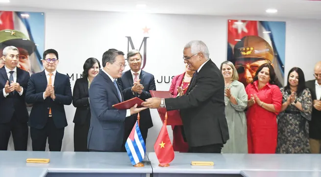 Vietnam, Cuba sign agreement in judicial sector