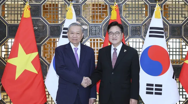 Vietnamese Party chief meets with RoK’s National Assembly Speaker