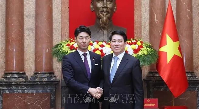 President hosts Japan’s Liberal Democratic Party Youth Division leader