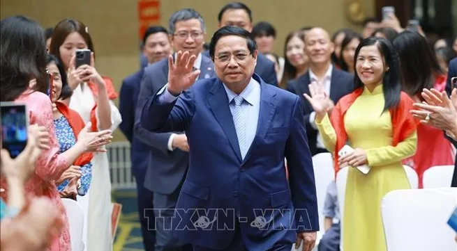 PM Pham Minh Chinh meets with representatives of Vietnamese community in China