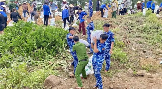 Emergency measures underway as Typhoon Kajiki heads to central coast