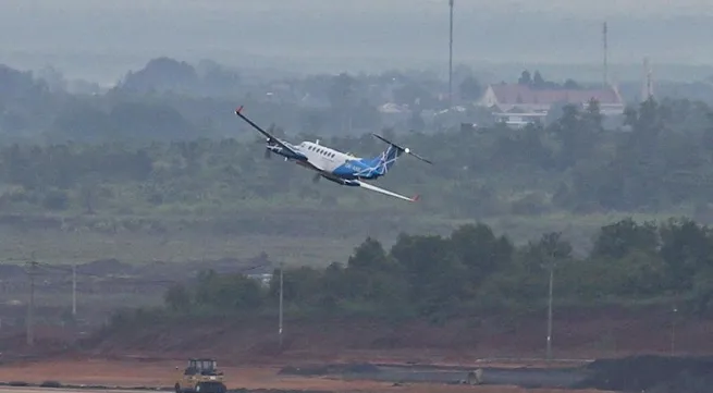 First calibration flight conducted at Long Thanh Airport