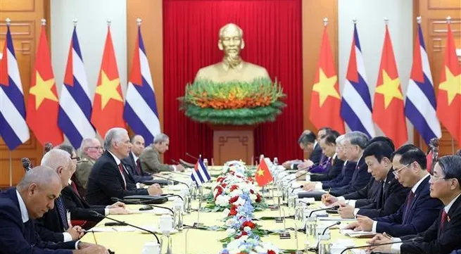 Vietnam, Cuba issue joint statement