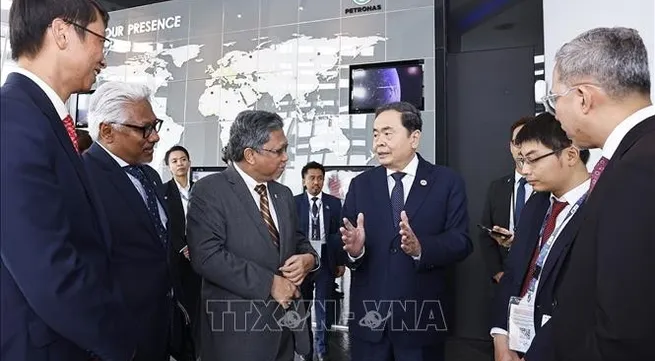 NA Chairman visits Malaysia’s Petronas, seeks stronger energy cooperation