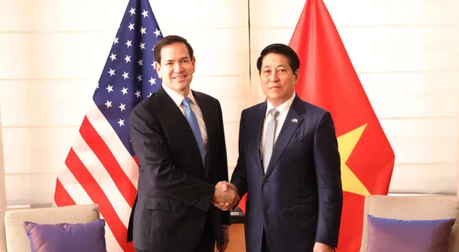 President Luong Cuong receives US Secretary of State
