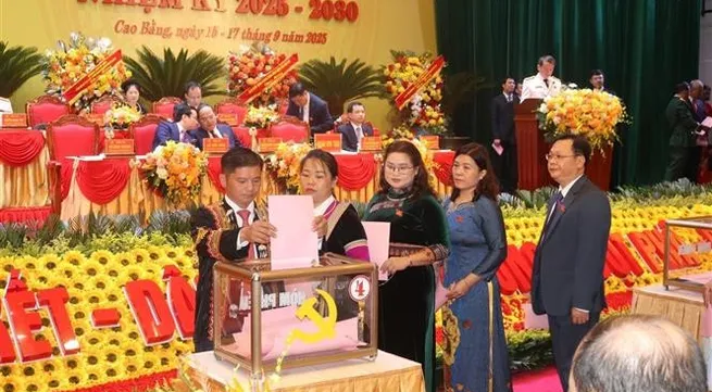 Cao Bang holds 20th provincial Party Congress