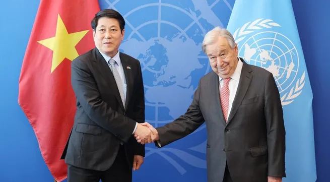Vietnamese leader affirms support for UN's central role in global governance