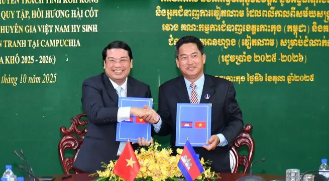 Vietnam, Cambodia strengthen cooperation in repatriation of martyrs’ remains