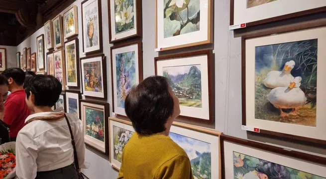 International watercolour painting exhibition opens in Hanoi