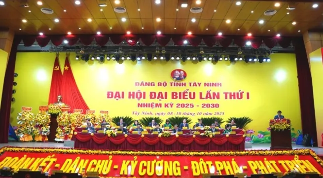 Tay Ninh Party Organisation convenes first congress for 2025-2030 tenure