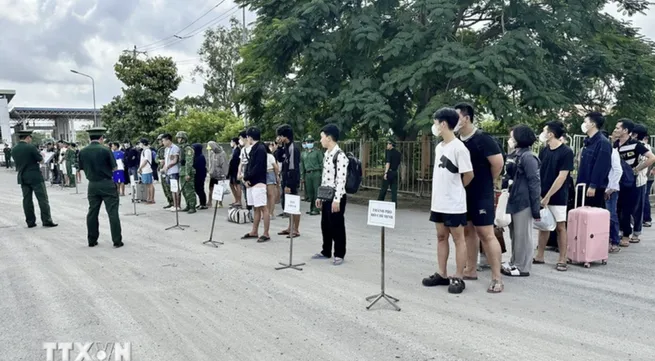 57 Vietnamese citizens repatriated from Cambodia